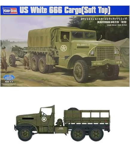 M35A2 Model Kit AFV-Club 1/35 Scale M35A2 2.5-Ton Cargo Truck