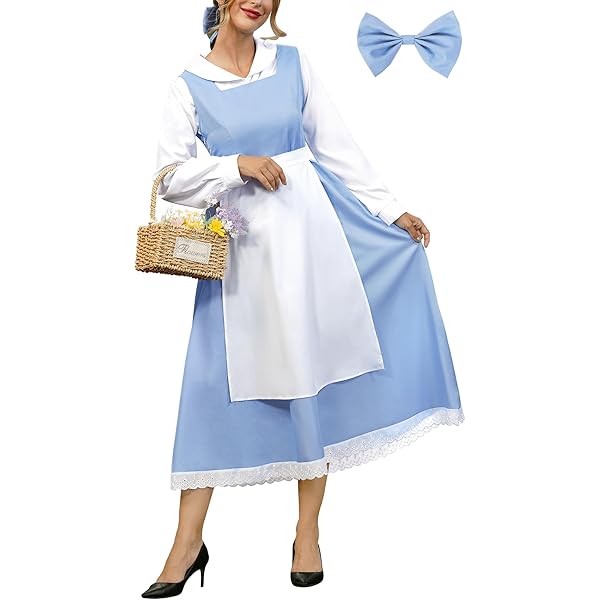 Amazon.com: Spadehill Halloween Women's Adult Lace Hem Costume