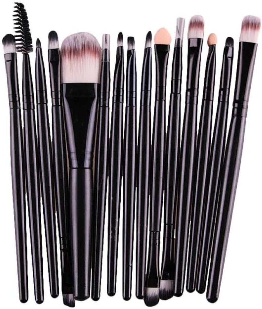 Makeup Brushes, 15 pcs/Sets Eye Shadow Foundation Eyebrow Lip Brush Makeup Brushes Tool