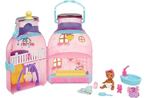 Baby Born Surprise Bottle House Playset with Exclusive Doll - Discover 20+ Surprises, 2 Levels of Play, 6 Rooms to Explore, for Kids Ages 3 and Up
