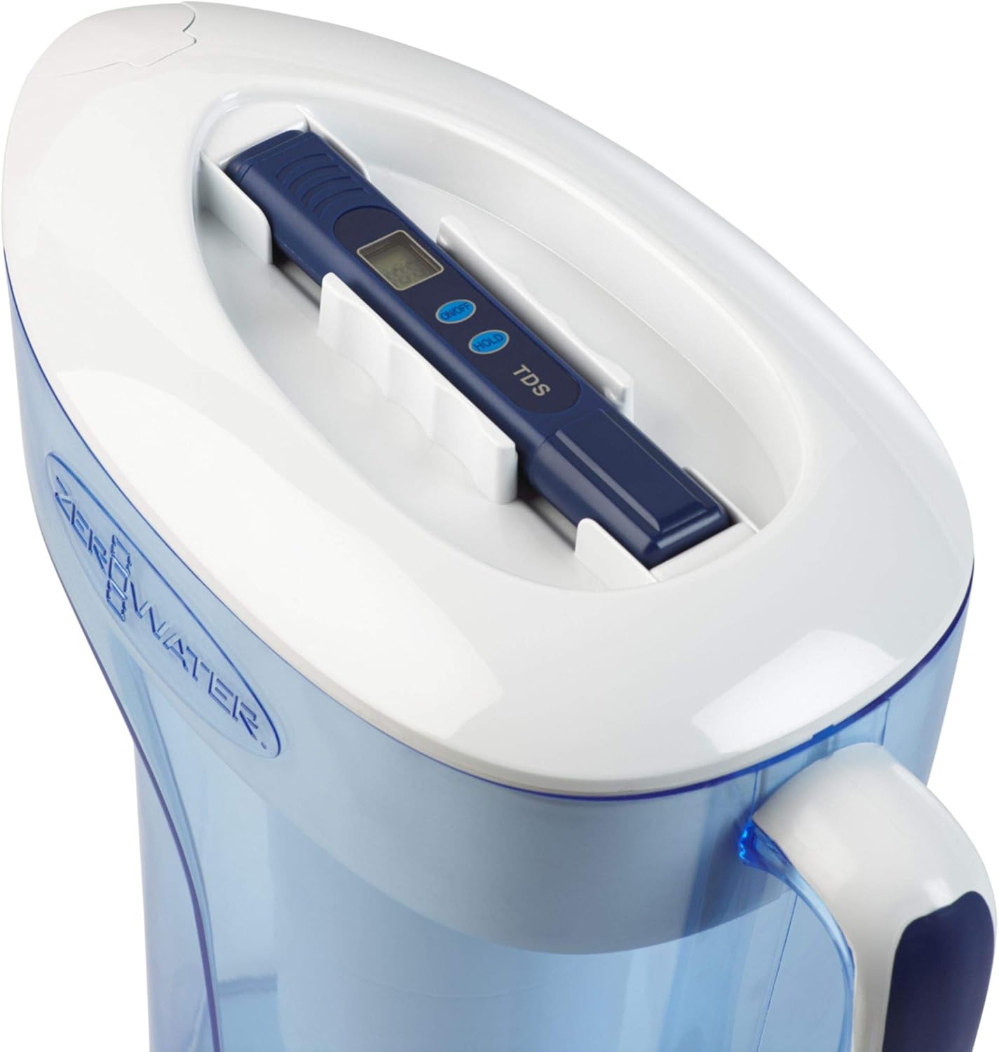 ZeroWater ZP-010, 10 Cup Water Filter Pitcher with Water Quality Meter: Pitcher Water Filters: Kitchen & Dining