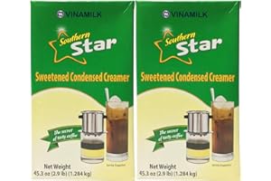 Southern Star Vinamilk Sweetened Condensed Creamer 45.3 oz Box (1284g) - Perfect for Vietnamese Coffee, Flan, Fruits - Makes 