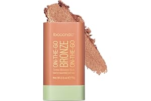 Paminify Cream Bronzer Stick,Contour Stick Facial Contouring Stick,Long Lasting Highlighter Waterproof Highlight Makeup,Buildable Shimmer Sparkle Face Bronzer Face Shaping,03 Rich Glow