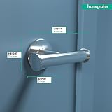 Hansgrohe Logis Universal Double Towel Hook Chrome view 3
