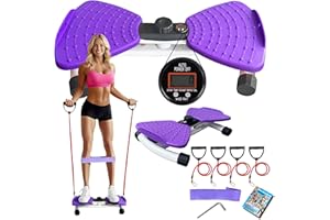 COMFORTABLE TONES Waist Twister Machine Exercise, Ultra-Quiet Adjustable Ab Twist Board for Exercise with Smart LED Display, 350LBS Capacity, Waist Twisting Fitness Tool, Home Gym Equipment Workout for Women Men