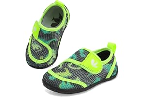 FEETCITY Toddler Water Shoes Boys Girls Swim Shoes Quick Dry Kids Aqua Socks Barefoot for Beach Swimming Pool