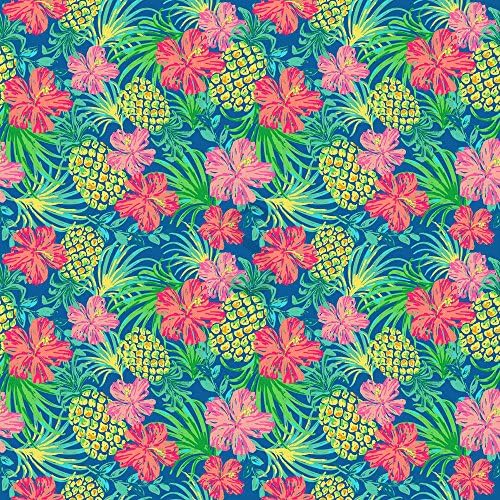 Oracal 651 Patterned Vinyl 12 inch by 12 inch Sheet - Aloha Navy