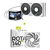 TRYX Panorama 280 White Curved Screen 280mm AIO and