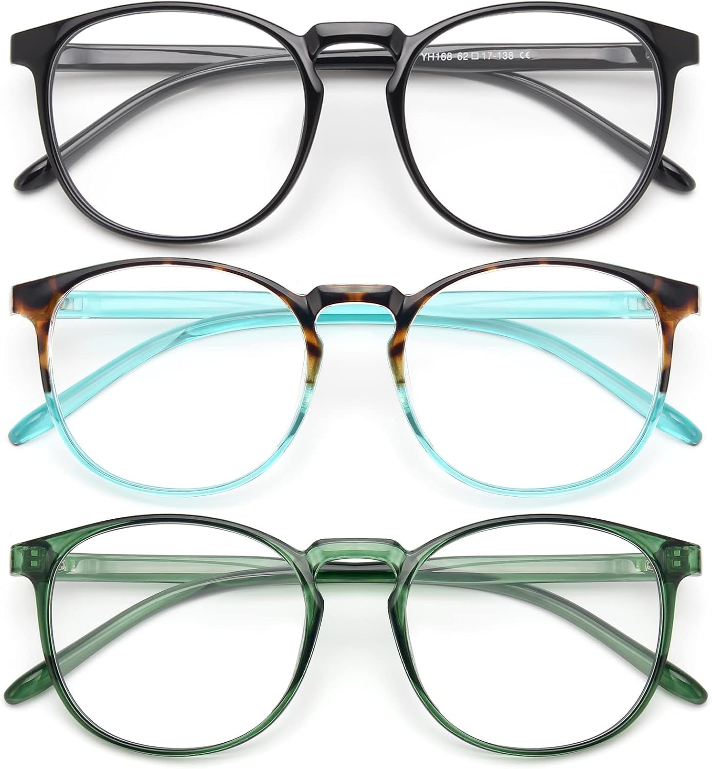 Photo 1 of IBOANN Iconic Blue Light Glasses for Woman - Computer Glasses up to 99% Blue Light Blocking - Anti Eyestrain & UV Glare