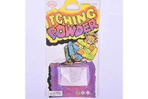 JUNFAMILEE 2Pcs Purple Helpful Funny Itching Powder Safe Broken Glass Itching Powder Feminine Powders Ength of Product is 14cm and The Width is 7.5cm Easy to Carry, Feminine Care