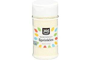 365 by Whole Foods Market, White Nonpareils Sprinkles, 3.15 Ounce