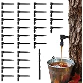 31pcs Maple Syrup Tapping Kit, Birch Tree Taps with Matching Drill Bit for Experts or Beginners Maple Birch Tree Syrup Collec