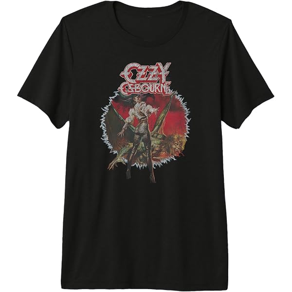 Amazon.com: Ozzy Osbourne Crazy Train Premium Tri-Blend T-Shirt