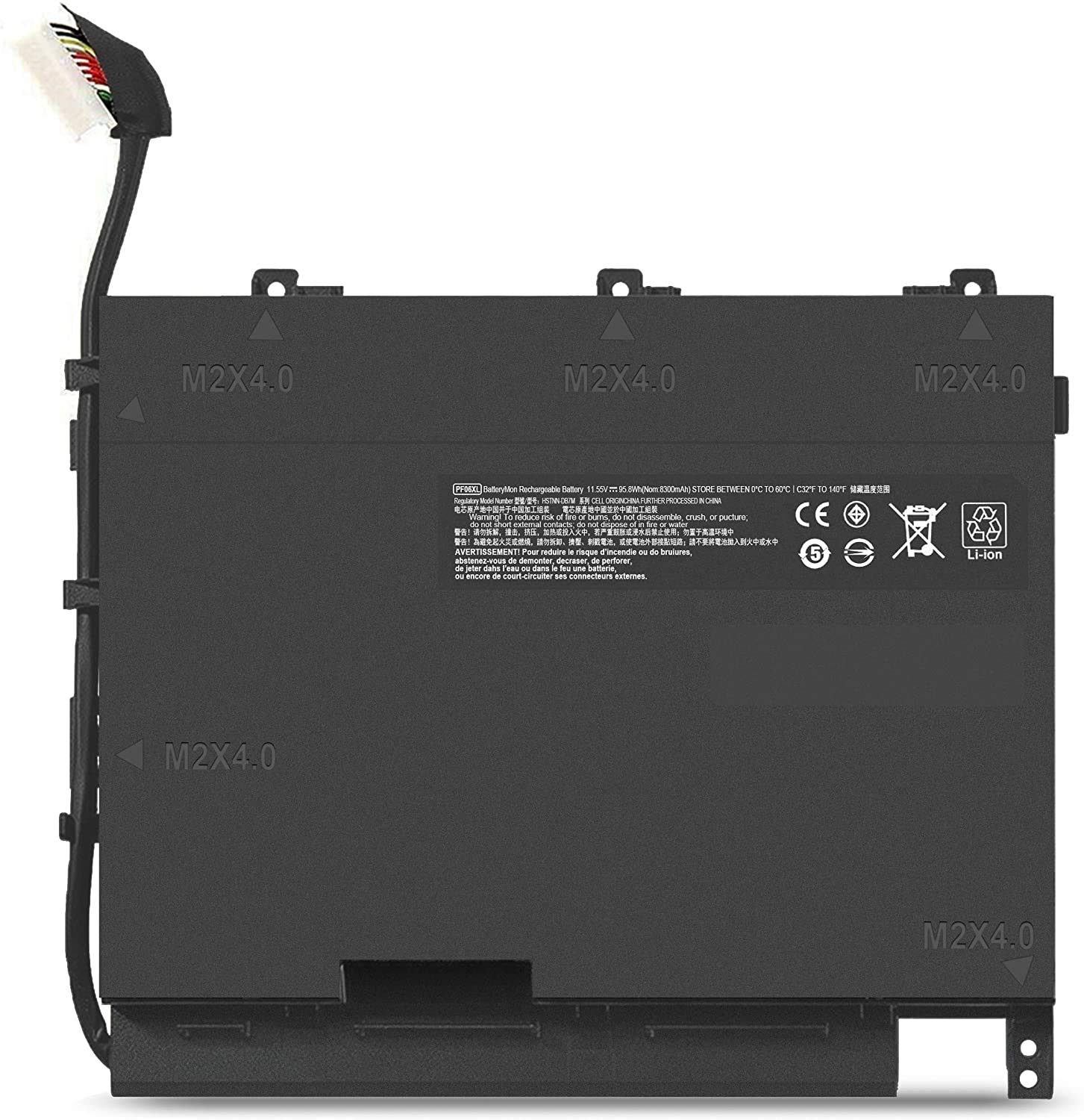 95.8Wh PF06XL Laptop Battery for HP Omen 17-w100 17t-w100 17-w110ng 17-w119tx 17-w120tx 17-w205tx 17-w206tx Laptop HSTNN-DB7M 852801-2C1 853294-855 853294-850