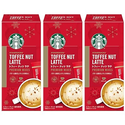 Nestle Starbucks Premium Mix Toffee Nut Latte 4P × 3 Box Instant Stick