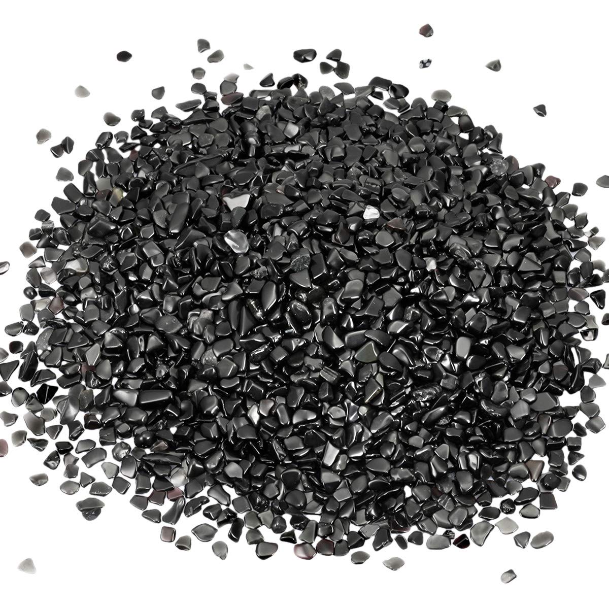 mookaitedecor 1 lb Tumbled Chip Stones Crushed Tumblestone Crystals Healing Home Decoration