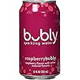 Bubly Sparkling Water, Raspberry, 12 Ounce