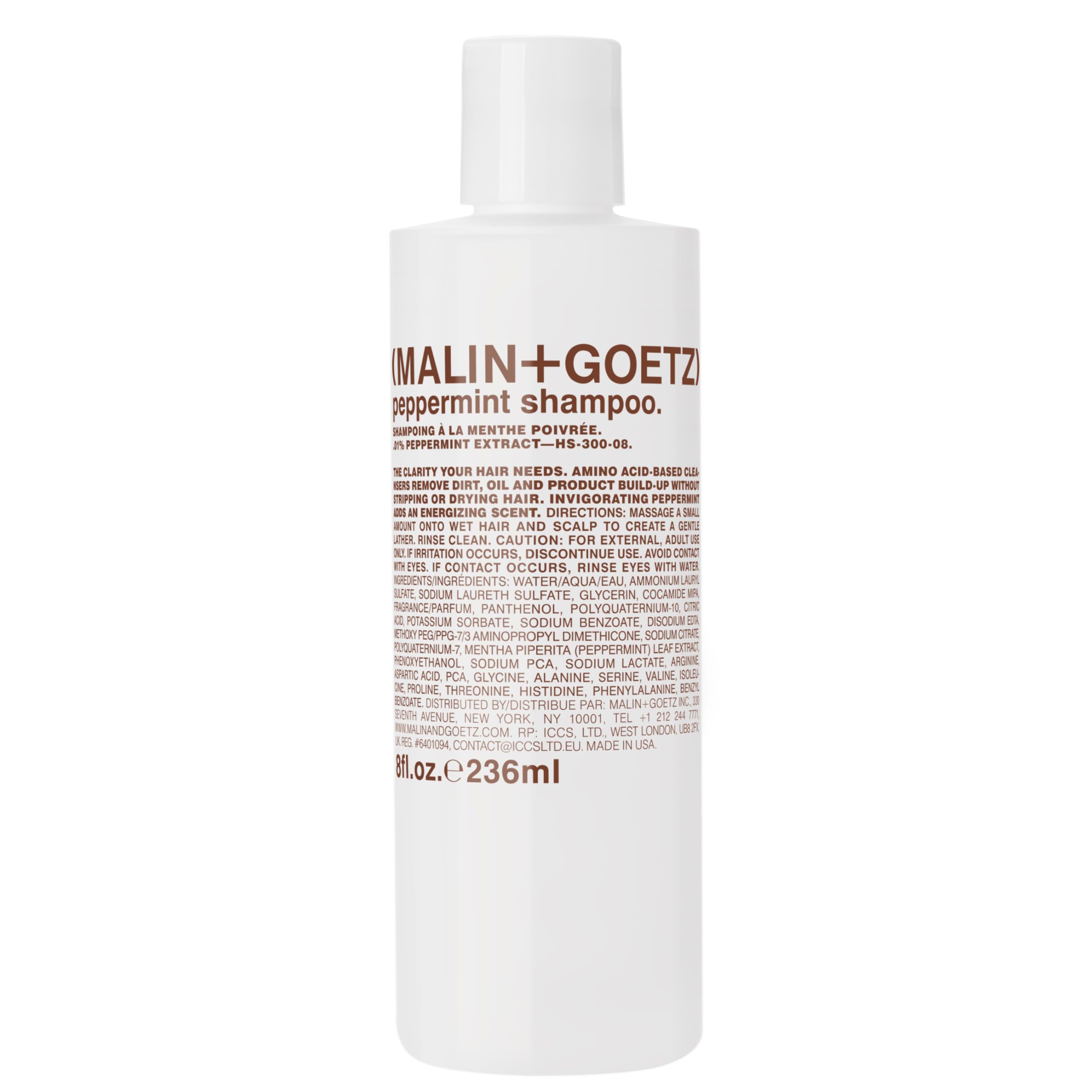 Malin + Goetz Shampoo – Clarifying, Unisex Natural Shampoo to Cleanse & Hydrate, Scalp Treatment Nourishes and Restores Healthy Texture for All Hair Types, Vegan and Cruelty-Free