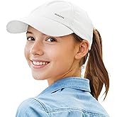 Sukeen Lightweight Kids Baseball Caps for Boy Girls, UPF50+ Kids Sun Hat Quick-Dry Youth Performance Hat for Outdoor Activity