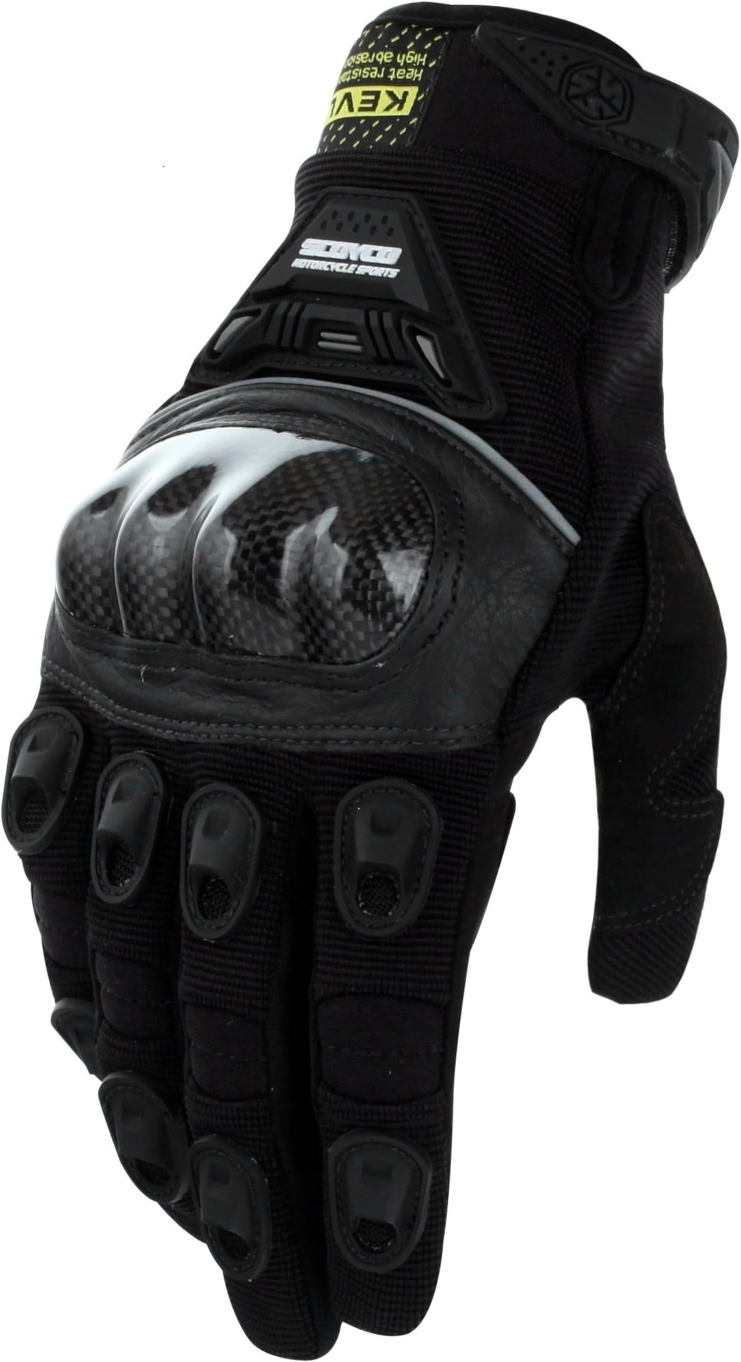 Scoyco CRAZY AL’S MC14B-2 Gloves Professional Motorcycle Motocross Racing Full Finger Gloves Sportswear Cycling Outdoor Sports Gloves Red Black M/L/XL/XXL