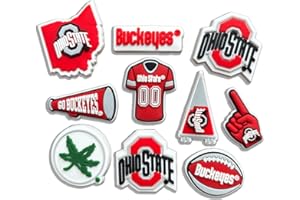 MATHARAGO 8 9 10 11 Pcs Shoe Charms for sports fans Decoration, Different Team Shoes Accessories for Boys Girls Kids Adults Women Men Party Favors Birthday Gifts