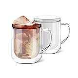 ovalware 500ml Double Wall Glass Coffee