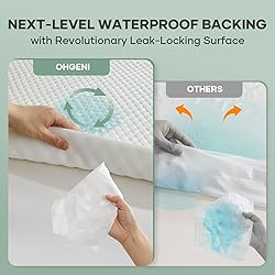 Ohgeni Waterproof Mattress Protector, Twin XL