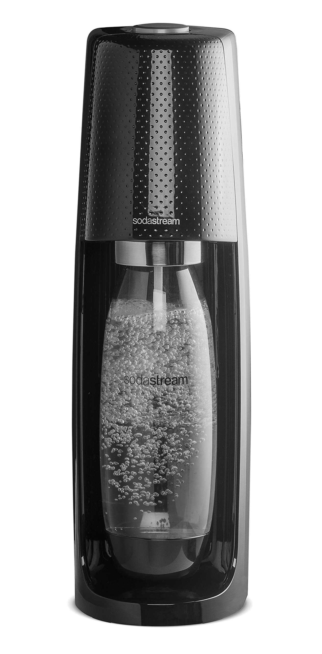 SodaStream Spirit Sparkling Water Maker black with 1 l bottle & 60 l