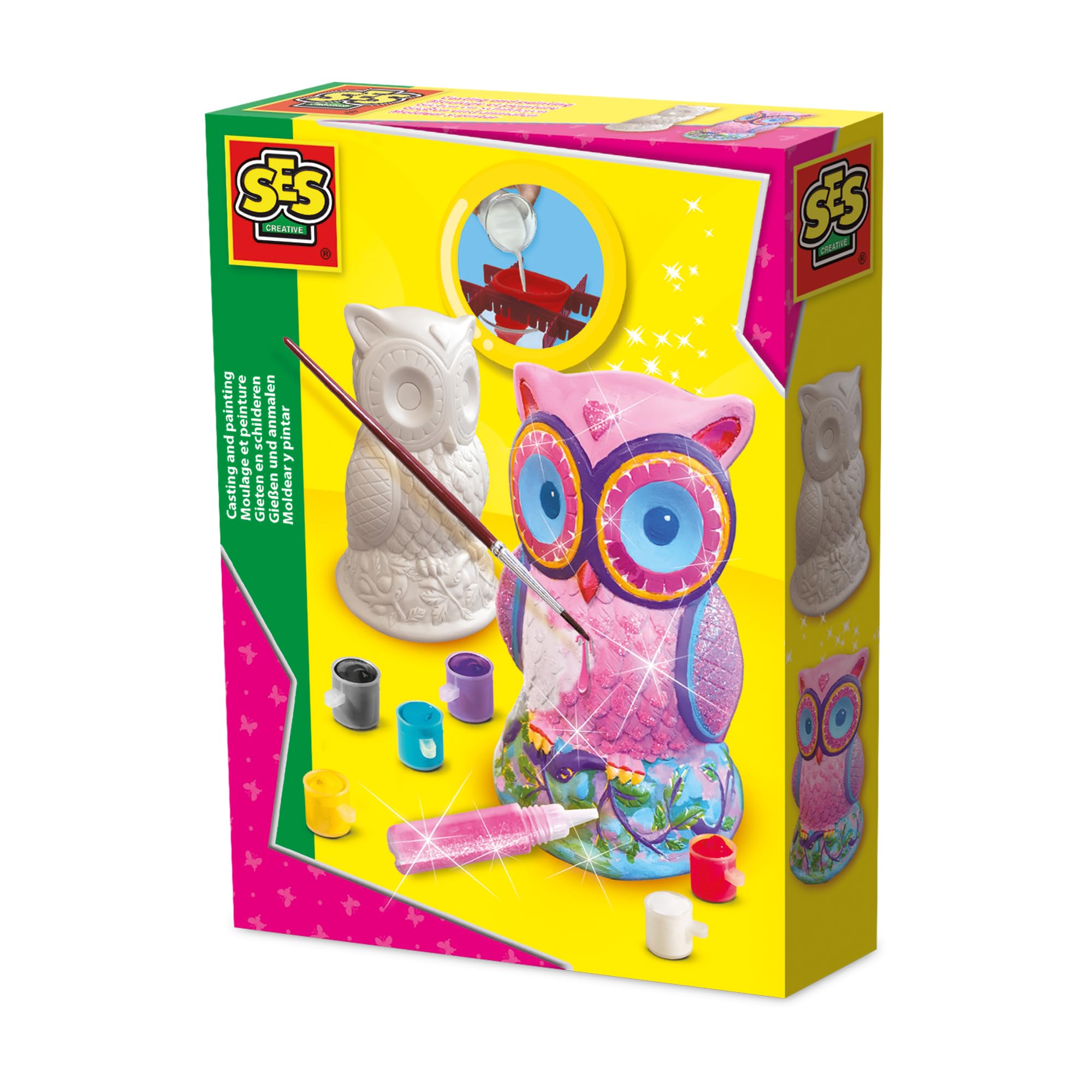 SES Creative 01285 Casting & Painting Casting and Painting Owl Figure — image 1