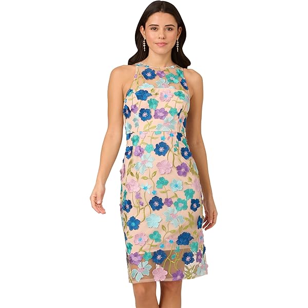 open lace back dress Amazon.com: Adrianna Papell Women's Bead Embroidery Dress, Midnight Multi,  2 : Clothing, Shoes & Jewelry