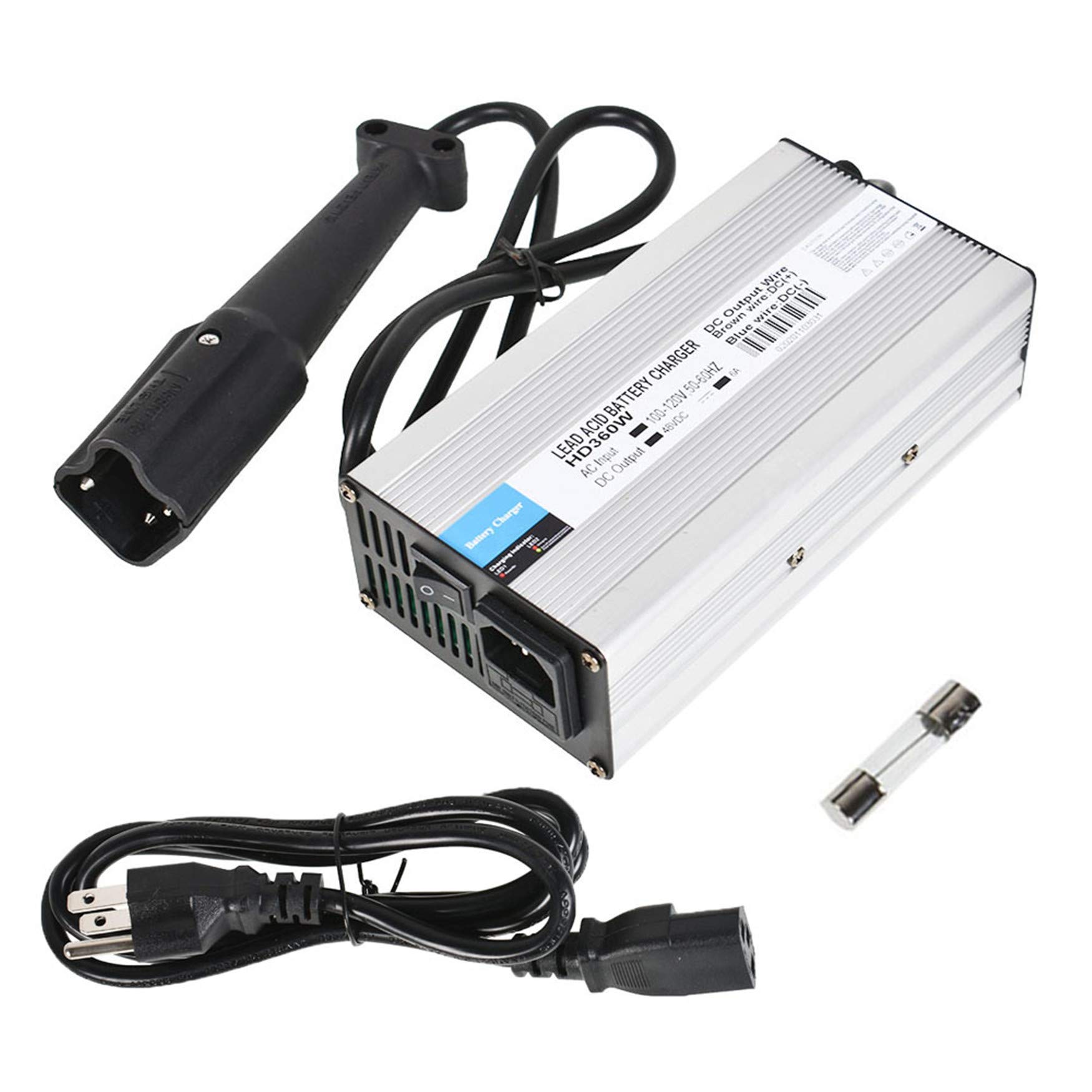 Photo 1 of WFLNHB 3 Pin 48V Battery Charger Replacement for Yamaha Golf Cart G29 2007 Up
