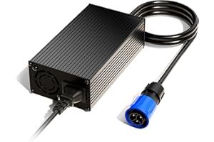 SUMAXIUM 67.2V 7A Ultra-Fast Battery Charger Compatible with Talaria Sting X3/X3C/MX3/MX4 (4000 Series), Weatherproof Power Supply with Built-in Cooling Fan, 3-Prong Rapid Charging Adapter