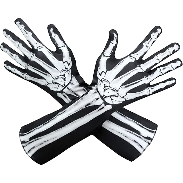Amazon.com: AXBXCX Skeleton Full Finger Wrist Bone Gloves