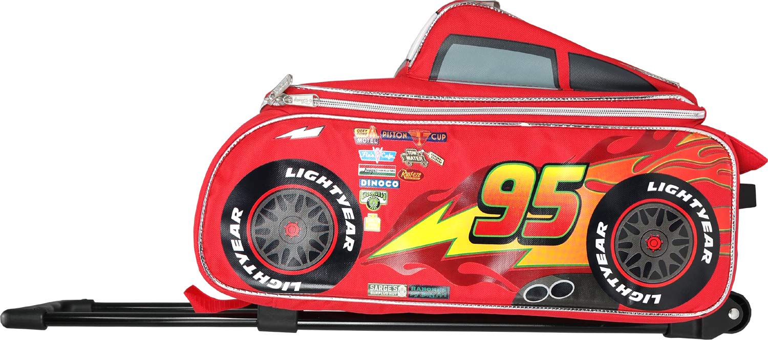 Pixar Cars 17 inches Lightning McQueen Shape Luggage