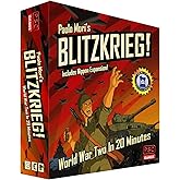 Blitzkrieg! World War II in 20 Minutes - A Board Game by Floodgate Games – 1-2 Players - Board Games for Family - 20 Minutes