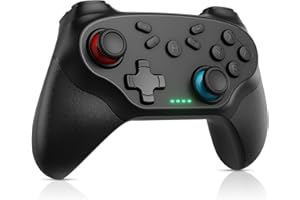 Nonbliep Wireless Switch Pro Controller for Nintendo Switch/Lite/OLED and PS Steam, Switch Controller with Bluetooth, Wake-up, Dual Vibration, Screenshot Function, Turbo Function