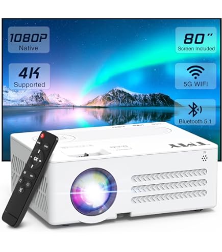 Amazon.com: Projector,2018 Upgraded (+80% Lumens) Video Projector