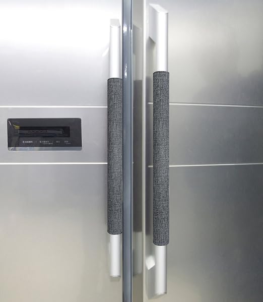 WOMACO Leinen-Türgriff-Abdeckung für Kühlschrank, Ofen, Mikrowelle