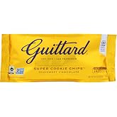 Guittard Super Cookie Chips, Semisweet Chocolate, 100% Real Chocolate, 48% Cacao, Fair Trade, Kosher, Nut Free, Gluten Free &amp; Non-GMO, 10 Ounce (Pack of 12)