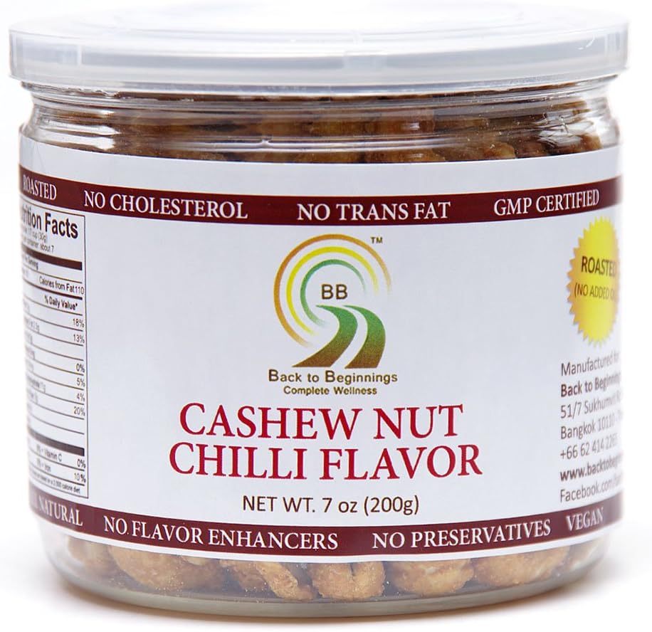 Back To Beginnings Cashew Nut Chilli Flavor 7 oz Pack of 2