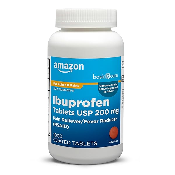 AMAZON BASIC CARE IBUPROFEN TABLETS, FEVER REDUCER AND...