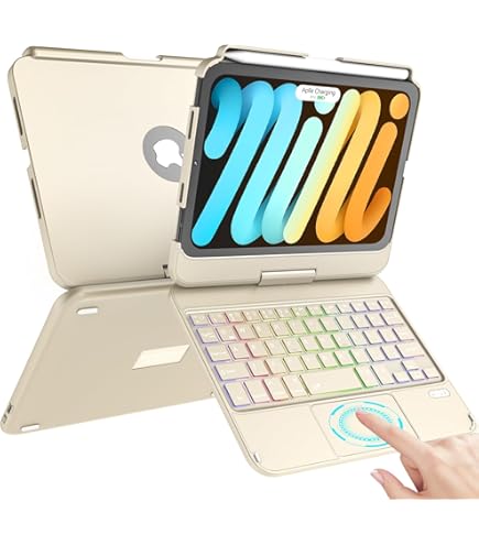 TaIYanG Keyboard Case for iPad mini 7 A17 Pro 2024 & Mini 6,7