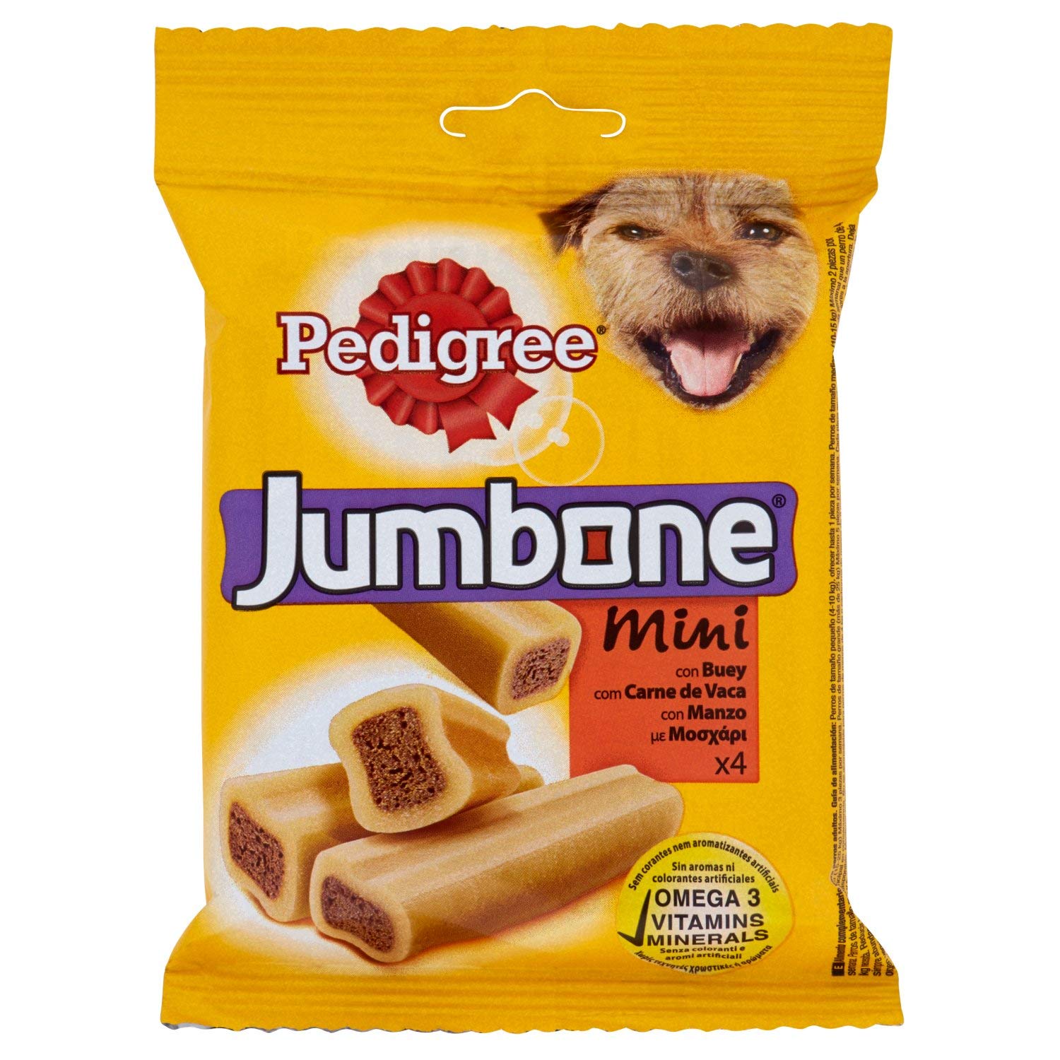 Pedigree Jumbone Small Beef Chews, 180g