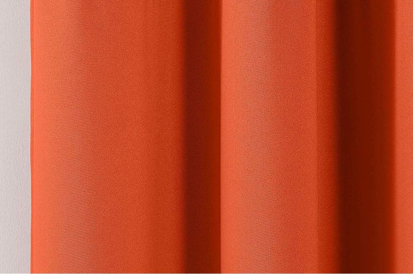 Best orange kitchen curtains valance