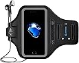 LOVPHONE iPhone 11 Pro/iPhone X/XS Armband, Sport Running Exercise Gym Case with Key Holder & Card Slot,Fingerprint Sensor Access Supported and Sweat-Proof