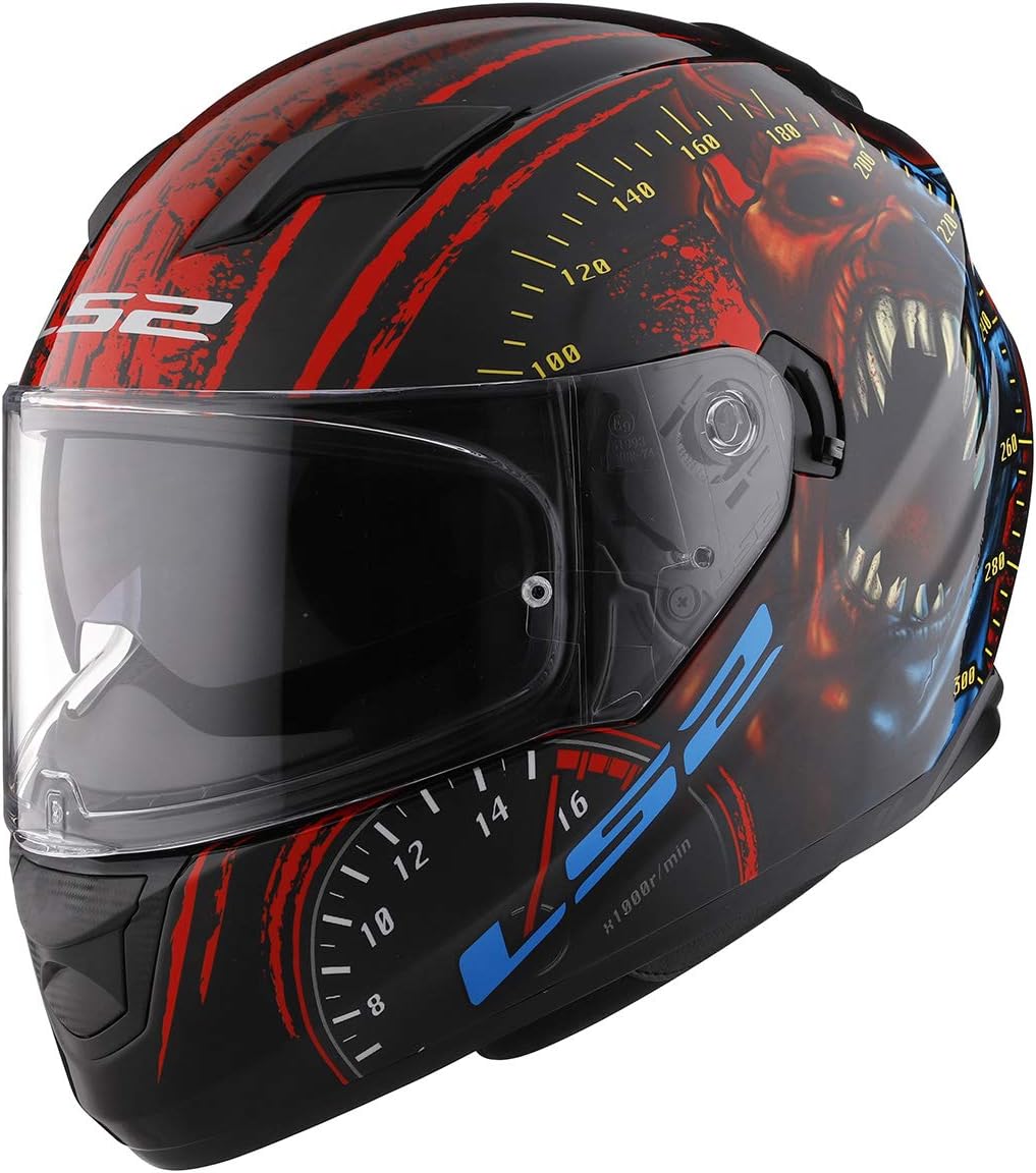 LS2 Helmets Full Face Stream Street Helmet (Speed Demon - Large)