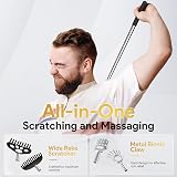 VOMEP Telescoping Back Scratcher 5 Detachable Heads Gift for Men view 7