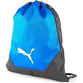 PUMA TeamFinal 21 Gym Sack, Black-Electric Blue Lemonade, One Size Fits All