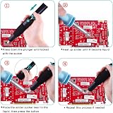 SIQUK 7pc Solder Sucker Desoldering Wick Kit Pump Braid Flux Removal Tool view 5