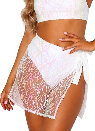 white sarong skirt